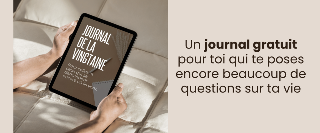 Journal de la vingtaine